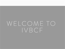 Tablet Screenshot of ivbcf.org